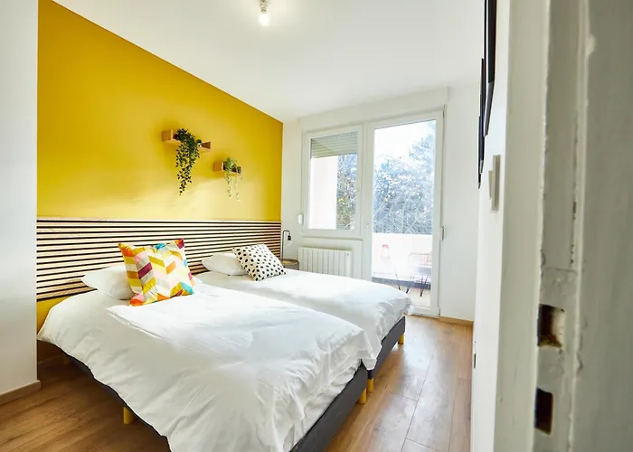 Be-2d - F3 Pour 1-4 Pers 2ème étage Au Centre De Appartement Mulhouse